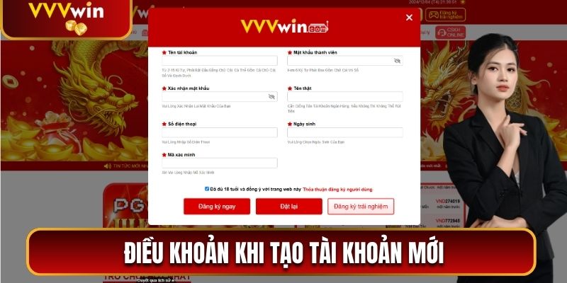 Điều khoản khi đăng ký và sử dụng dịch vụ