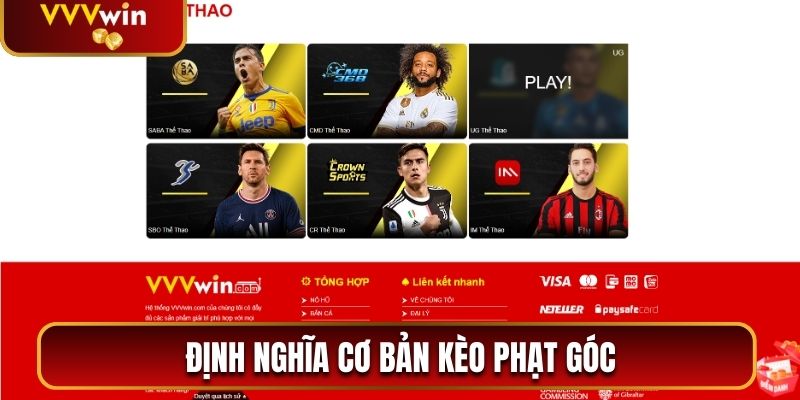 Khái niệm kèo phạt góc VVVwin